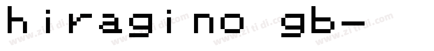 hiragino gb字体转换